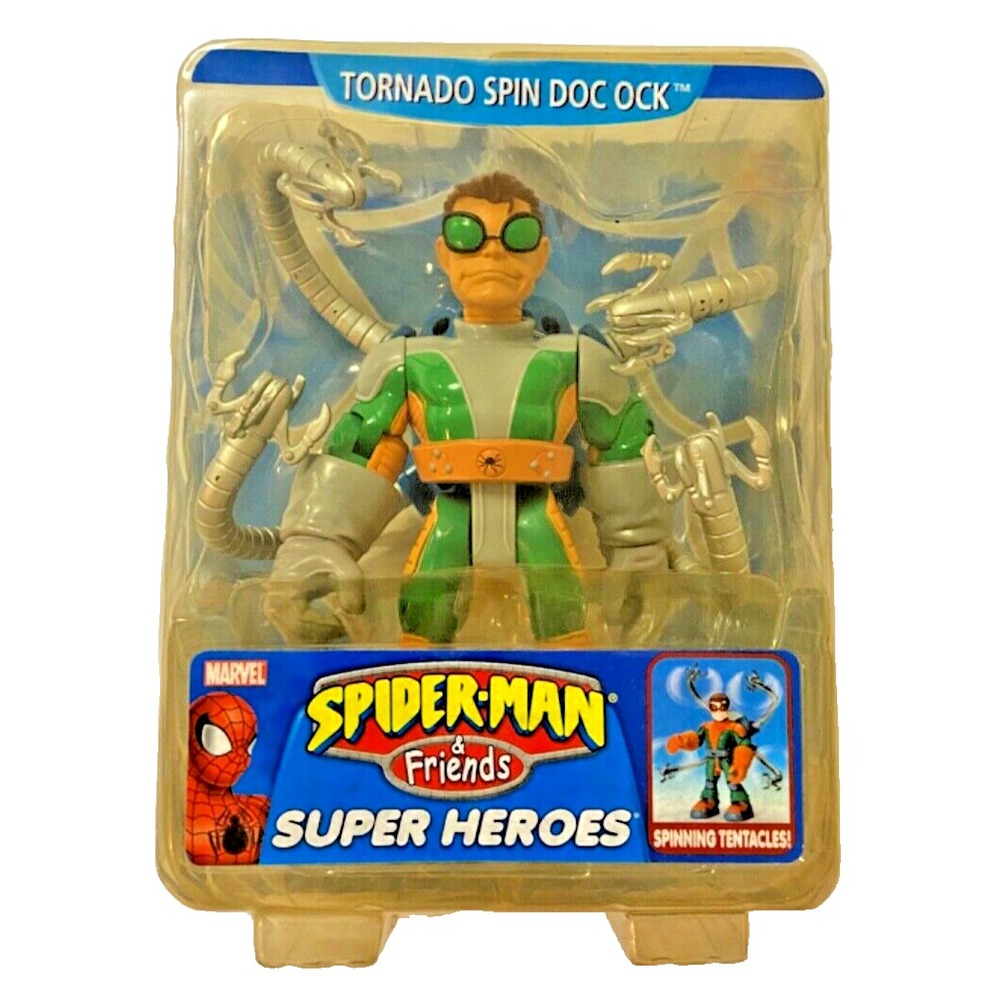 TORNADO SPIN DOC OCK Figure Marvel Spiderman & Friends 2005 Super Heroes